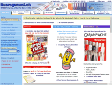 Tablet Screenshot of buerogummi.ch
